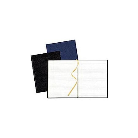 Dominion Blueline Blueline  Hardbound College-Ruled Executive Blue Notebook With Bookmark, 8-1/2" x 11" A1082